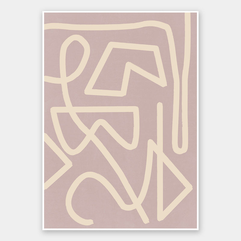 Allegro Blush Unframed Art Print