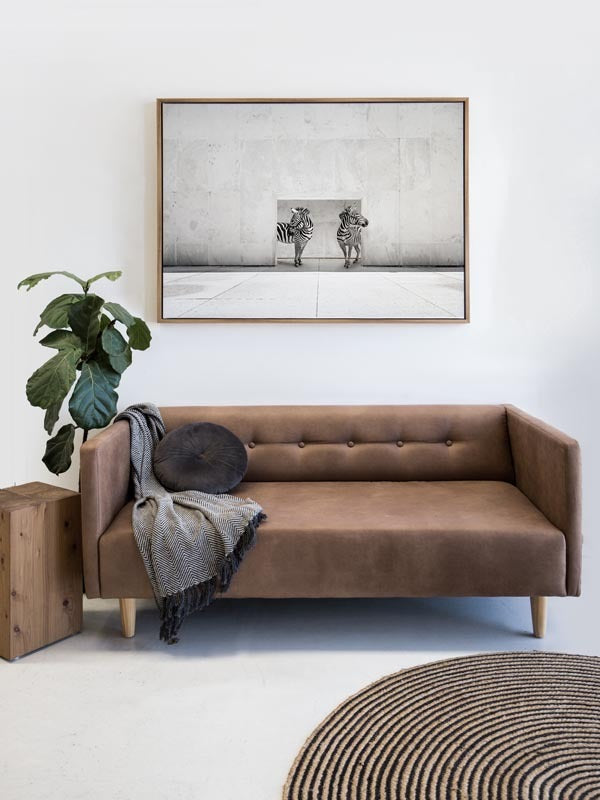 Stripes Framed Art Print | Lifestyle