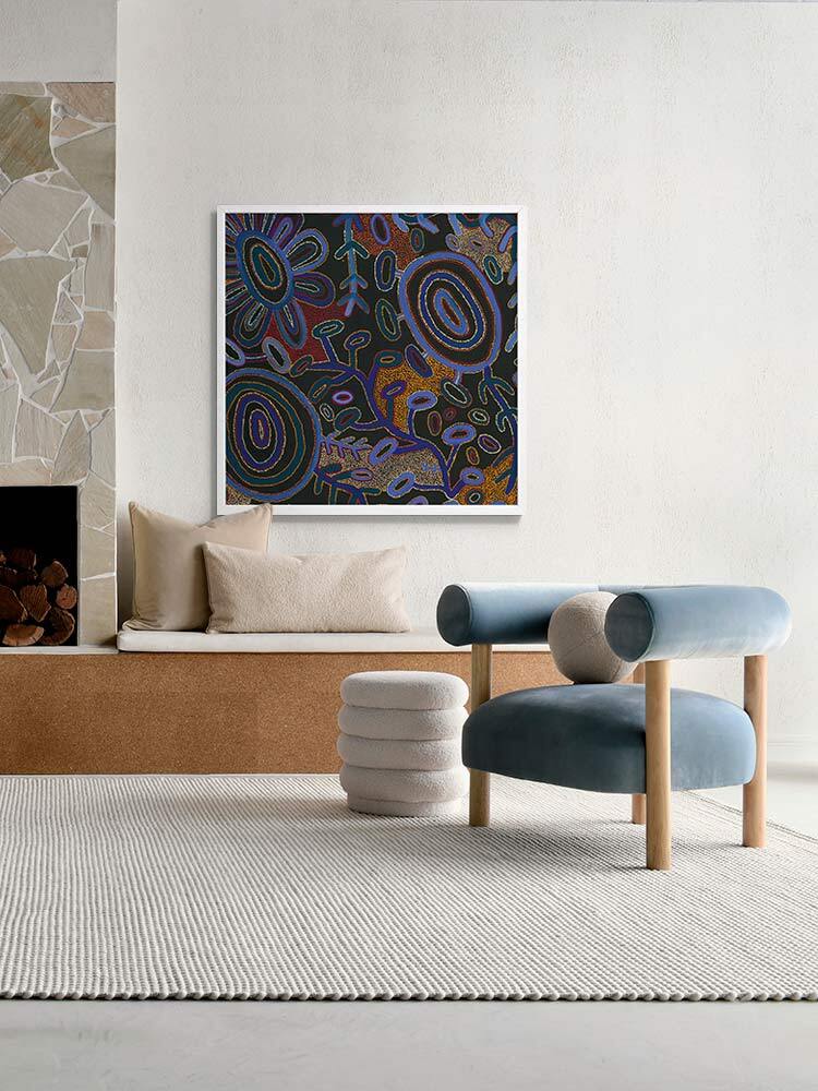 Warlukurlangu Jukurrpa Framed Art Print