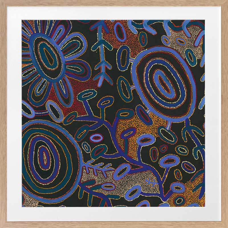 Warlukurlangu Jukurrpa Framed Art Print