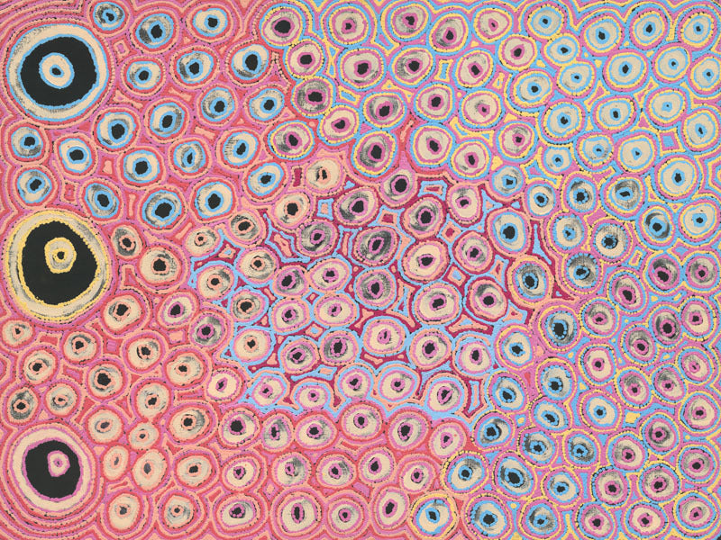 Mina Mina Jukurrpa II Canvas Art Print