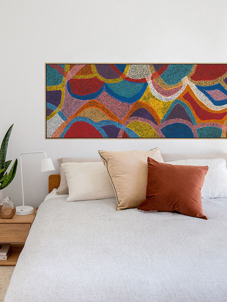 Yankirri Jukurrpa II Canvas Art Print | Lifestyle