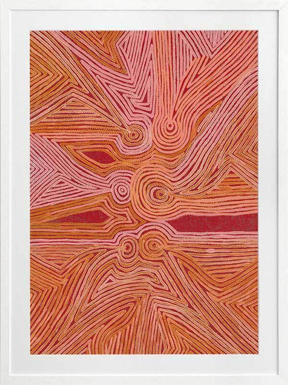 Mina Mina Jukurrpa III Framed Art Print