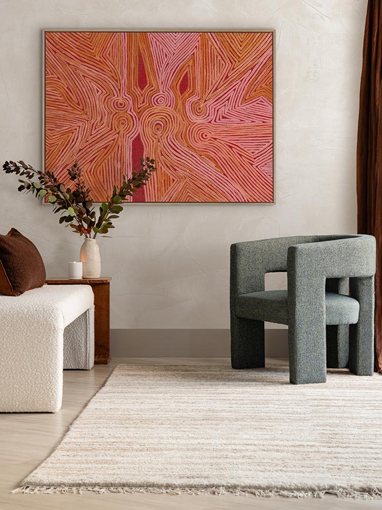 Mina Mina Jukurrpa III Canvas Art Print | Lifestyle