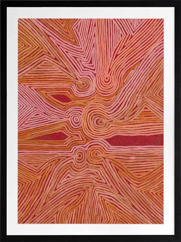 Mina Mina Jukurrpa III Framed Art Print