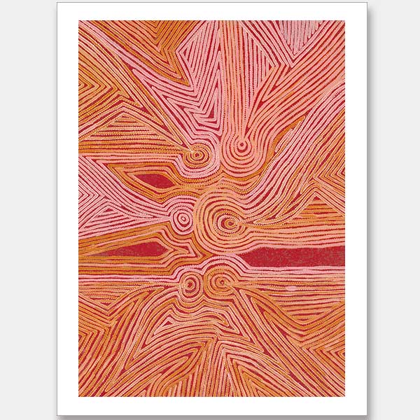 Mina Mina Jukurrpa III Unframed Art Print