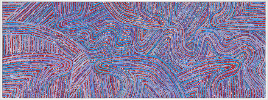 Mina Mina Jukurrpa V Canvas Art Print