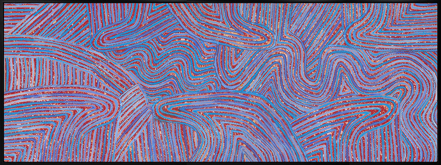 Mina Mina Jukurrpa V Canvas Art Print