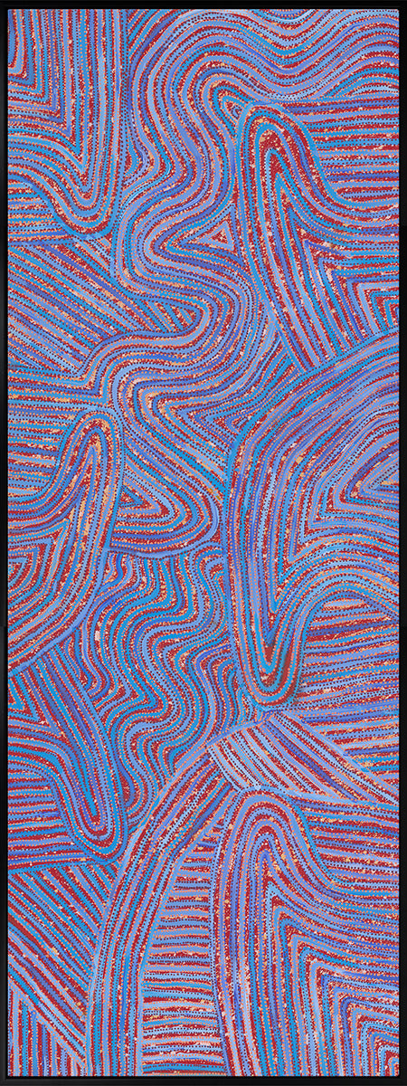 Mina Mina Jukurrpa V Canvas Art Print