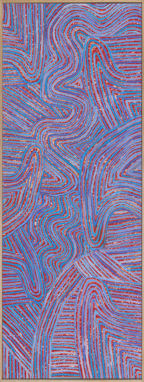 Mina Mina Jukurrpa V Canvas Art Print