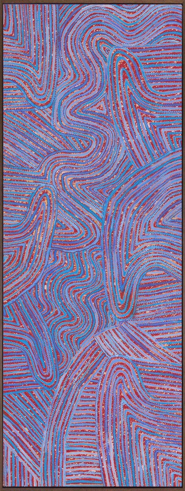 Mina Mina Jukurrpa V Canvas Art Print