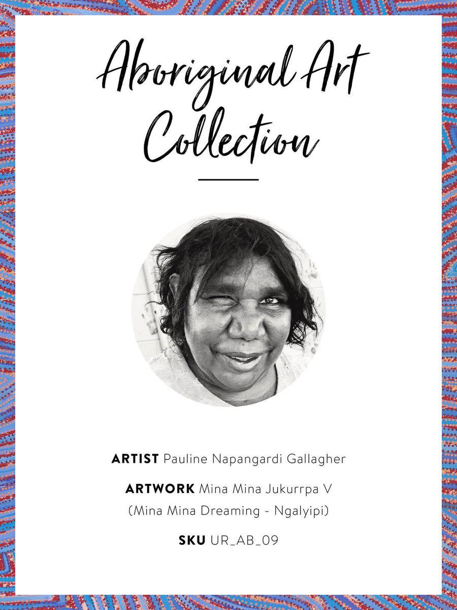 Mina Mina Jukurrpa V Canvas Art Print