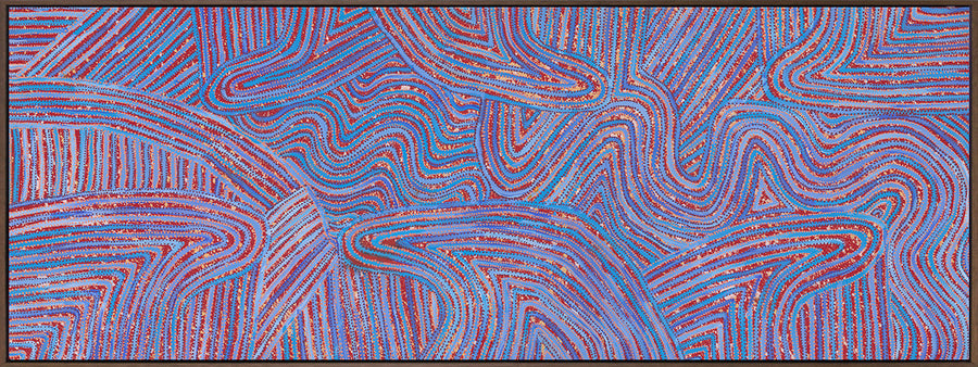 Mina Mina Jukurrpa V Canvas Art Print