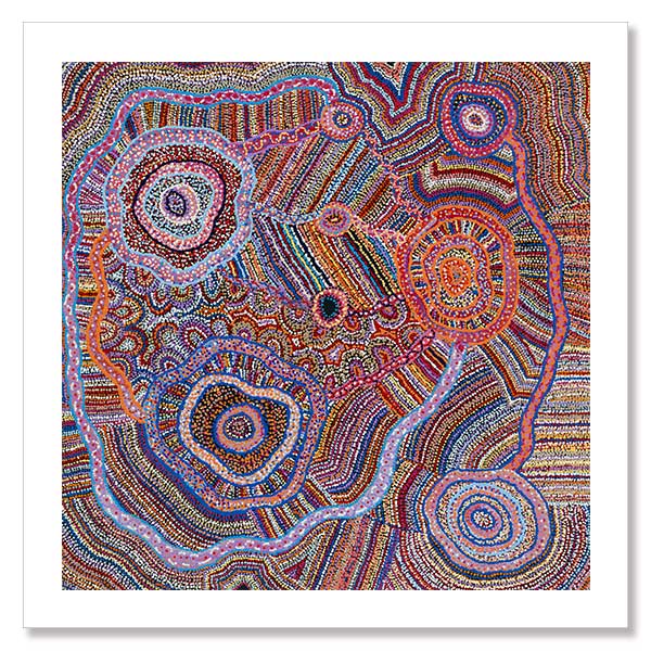 Ngapa Jukurrpa II Unframed Art Print