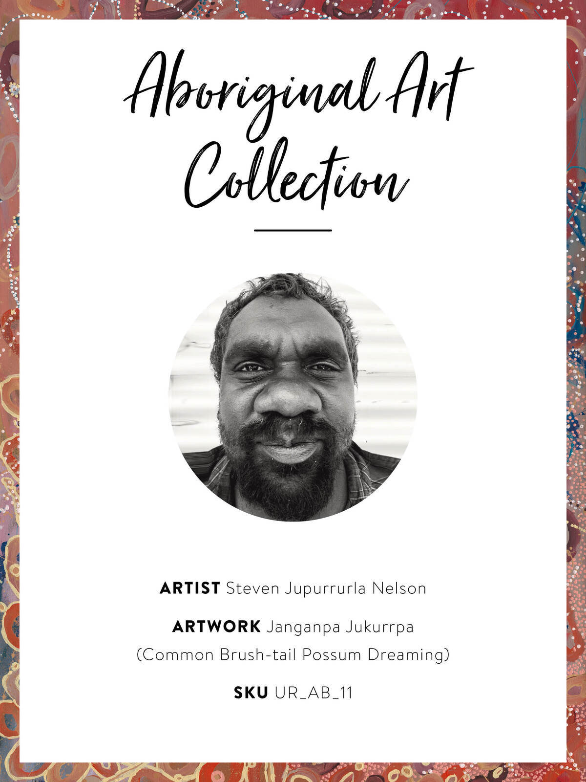 Janganpa Jukurrpa Unframed Art Print