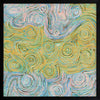 Mina Mina Jukurrpa VI Yellow Framed Art Print