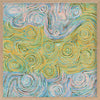 Mina Mina Jukurrpa VI Yellow Framed Art Print
