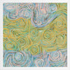 Mina Mina Jukurrpa VI Yellow Framed Art Print