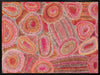 Ngapa Jukurrpa IV Red Canvas Art Print