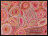 Ngapa Jukurrpa IV Red Canvas Art Print