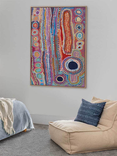 Malikijarra Jukurrpa Canvas Art Print | Lifestyle