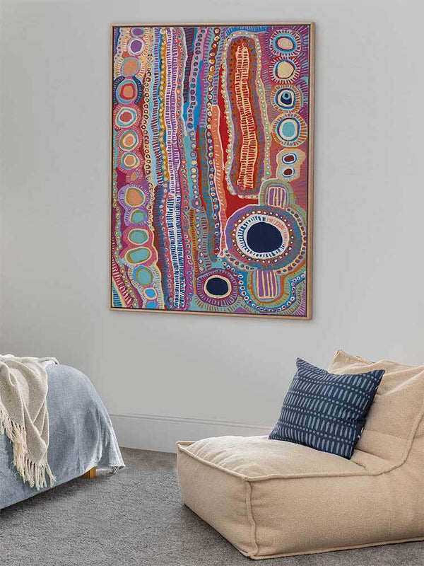 Malikijarra Jukurrpa Canvas Art Print | Lifestyle