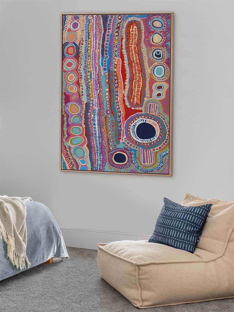 Malikijarra Jukurrpa Canvas Art Print | Lifestyle