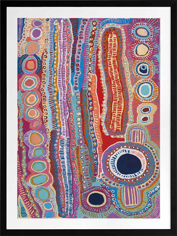 Malikijarra Jukurrpa Framed Art Print