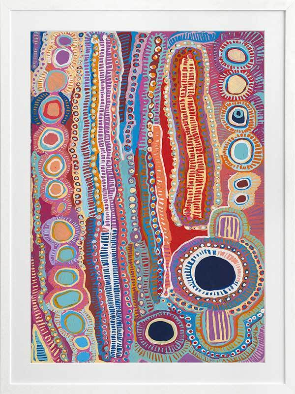 Malikijarra Jukurrpa Framed Art Print