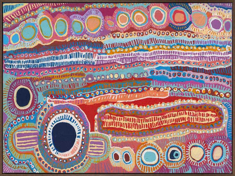 Malikijarra Jukurrpa Canvas Art Print