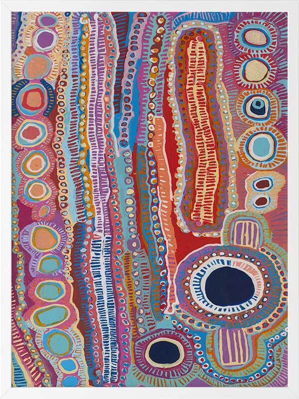 Malikijarra Jukurrpa Framed Art Print