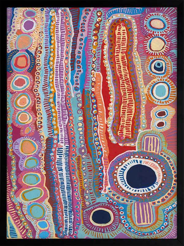 Malikijarra Jukurrpa Framed Art Print