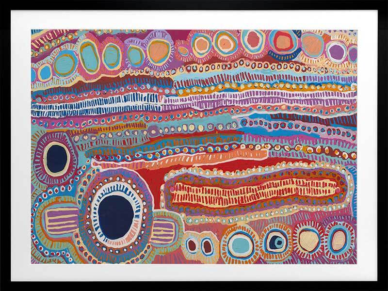 Malikijarra Jukurrpa Framed Art Print