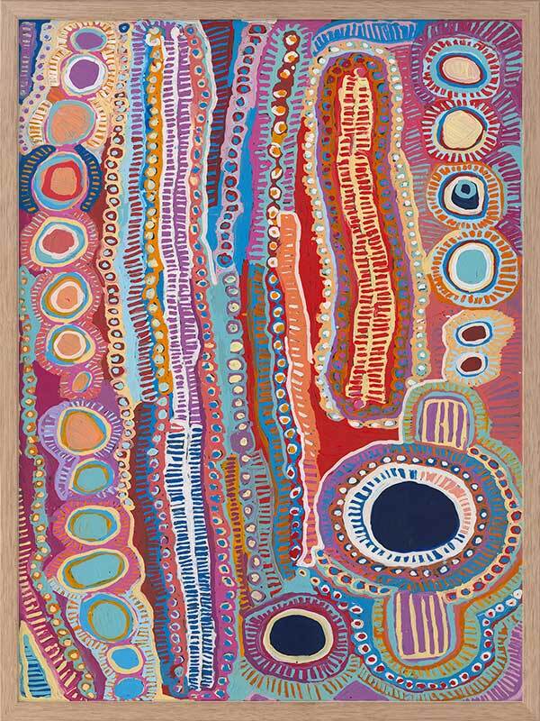 Malikijarra Jukurrpa Framed Art Print