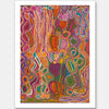 Mina Mina Jukurrpa VIII Pink Unframed Art Print