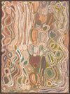 Mina Mina Jukurrpa VIII Neutral Canvas Art Print