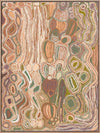 Mina Mina Jukurrpa VIII Neutral Canvas Art Print