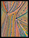 Wakirlpirri Jukurrpa Multicolour Framed Art Print