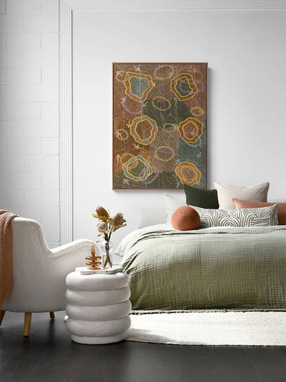 Yankirri Jukurrpa III Multicolour Canvas Art Print