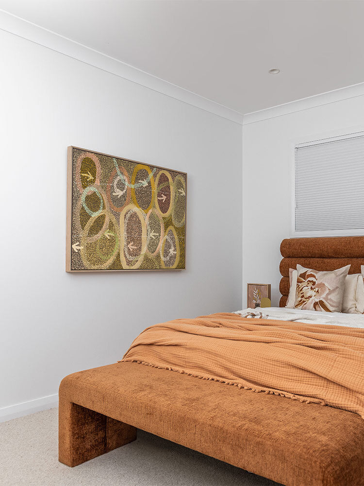 Yankirri Jukurrpa IV Multicolour Canvas Art Print | Lifestyle