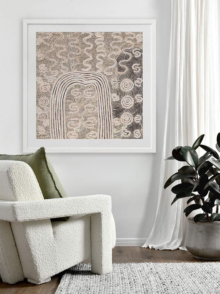 Wardapi Jukurrpa Framed Art Print