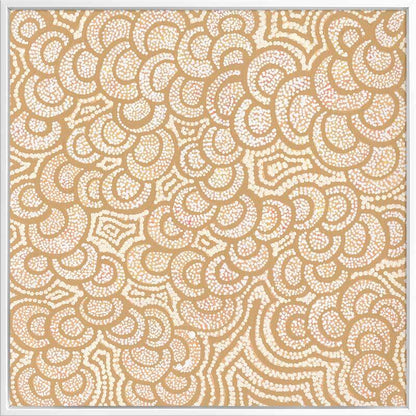 Lukarrara Jukurrpa Mustard Canvas Art Print