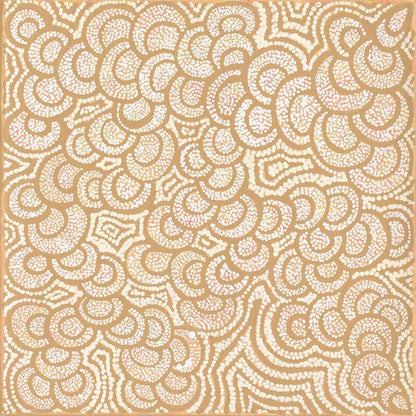 Lukarrara Jukurrpa Mustard Canvas Art Print