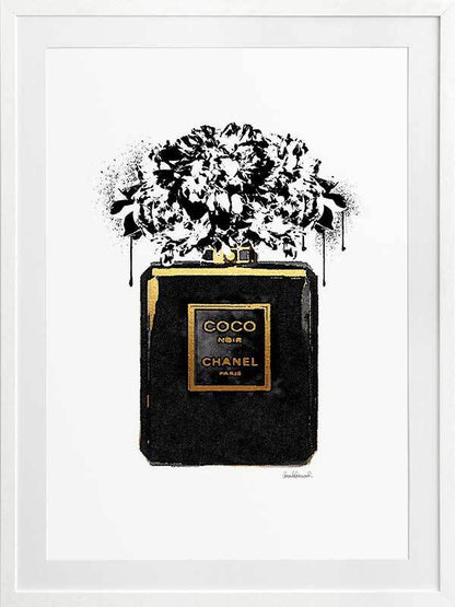 Coco Noir Framed Art Print