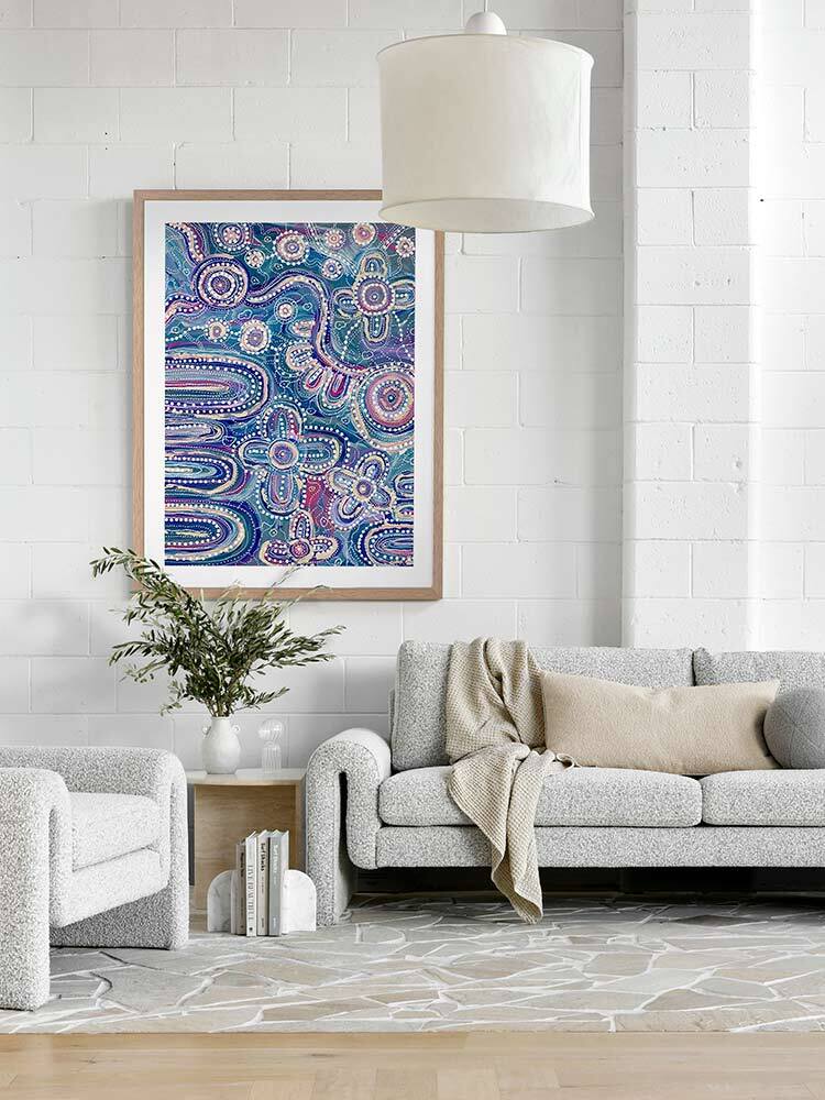 Yinaagang Framed Art Print | Lifestyle
