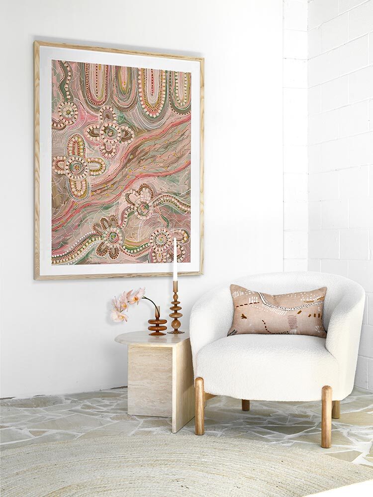 Bila Framed Art Print | Lifestyle