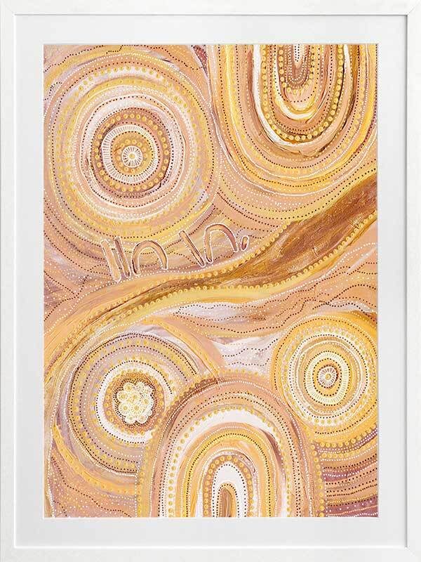 Ngurrbul Light Framed Art Print