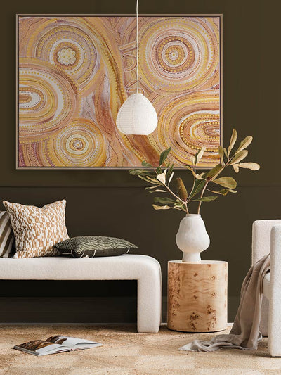 Ngurrbul Light Canvas Art Print | Lifestyle