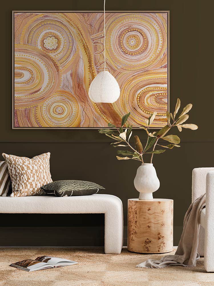 Ngurrbul Light Canvas Art Print | Lifestyle