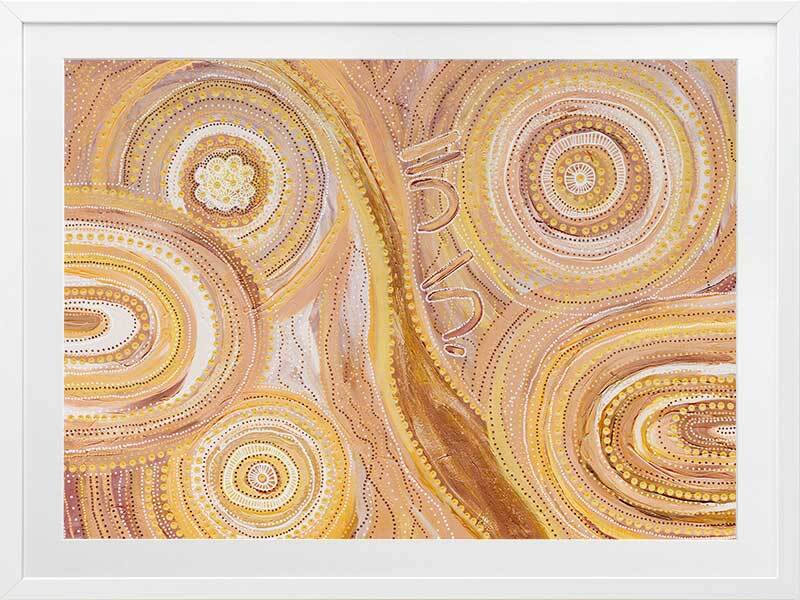 Ngurrbul Light Framed Art Print